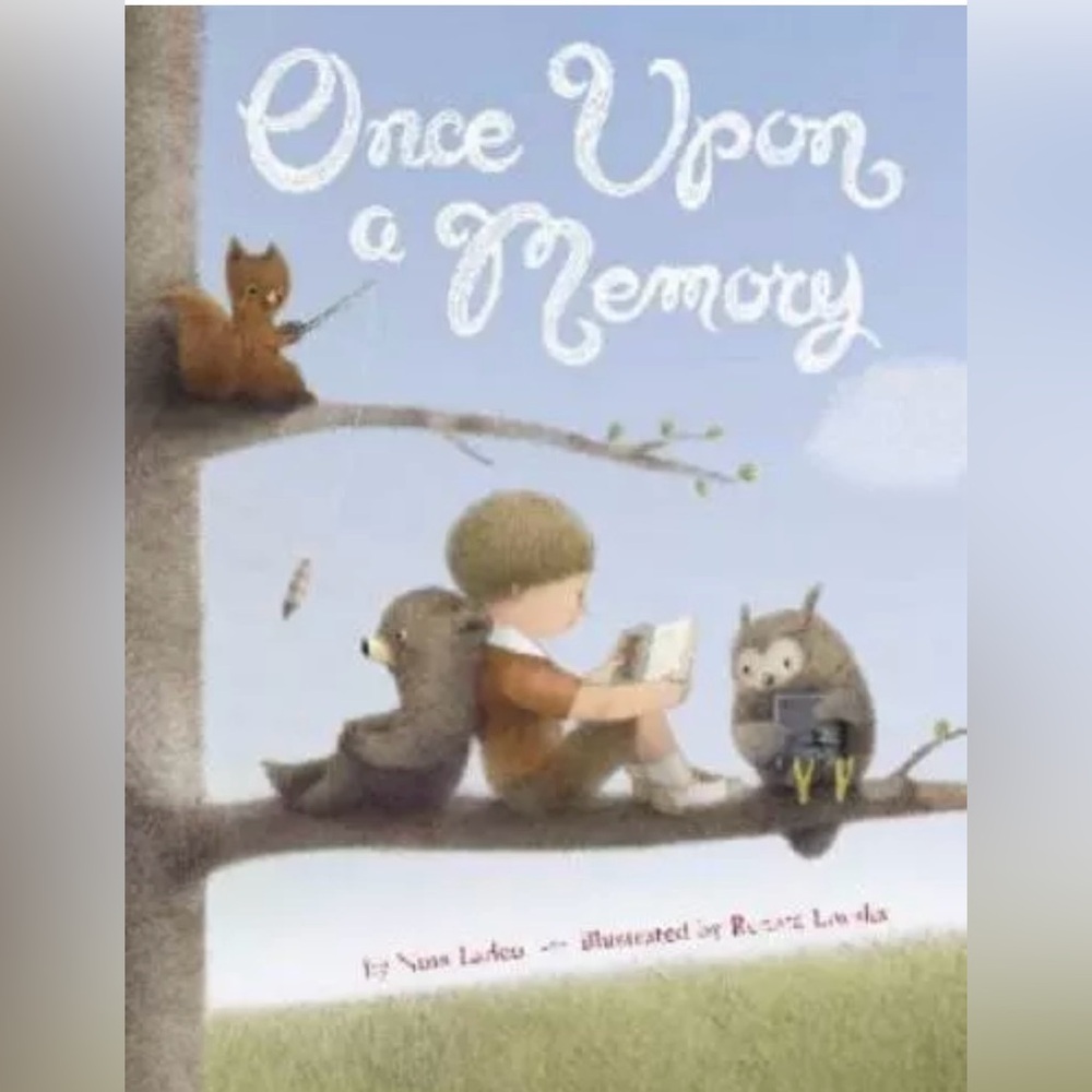 New hard cover picture book once upon a memory